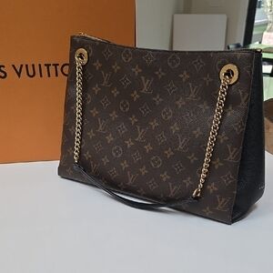 Louis Vuitton Brown Monogram Tote Bag